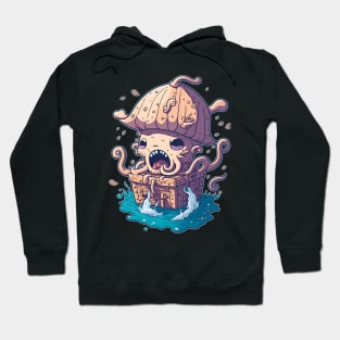Pirate's Lair: The Screaming Octopus Awaits Hoodie